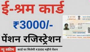 E Shram Card Pension