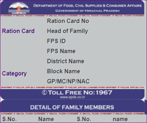 smart ration card