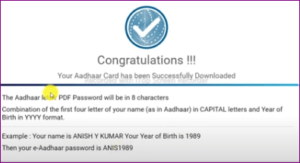 aadhar card download