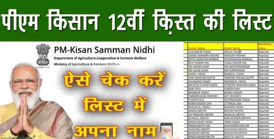 PM Kisan yojana 12 kistjpg