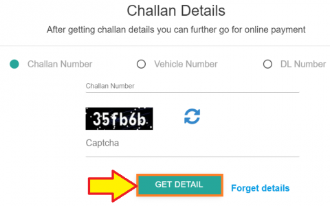 E Challan Status