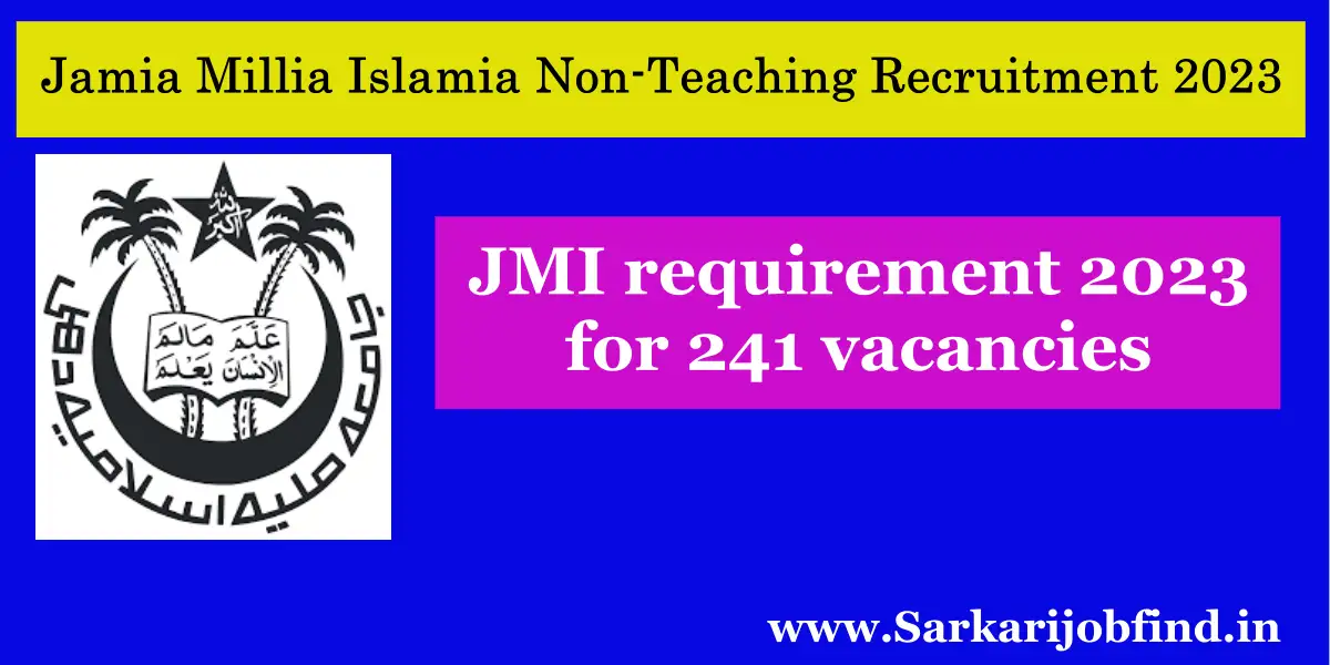 JMI Recruitment 2023