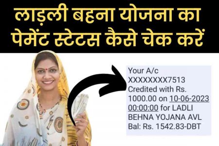 Ladli Yojana Payment Status