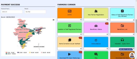 PM Kisan Beneficiary Status Check By Aadhaar!