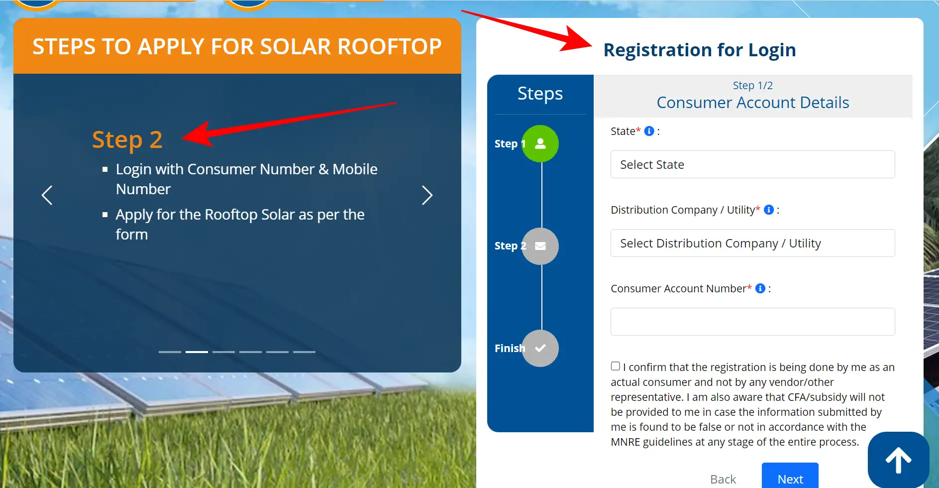 Solar Panel Website