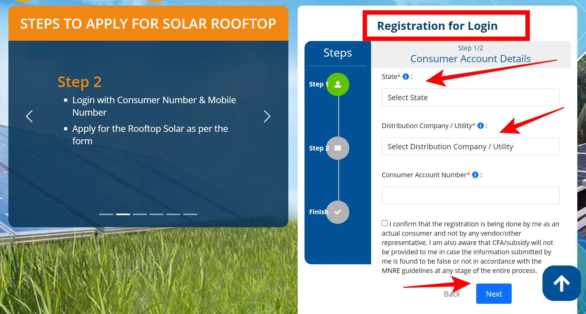 Apply for Solar Pannel Yojana