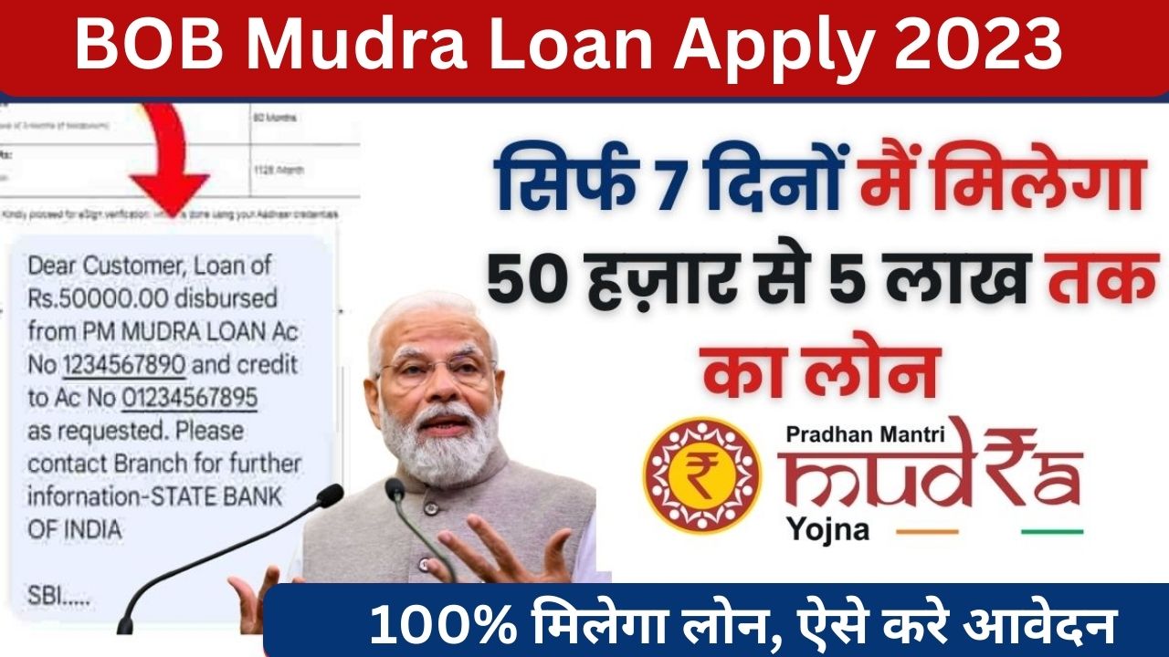 BOB Mudra Loan