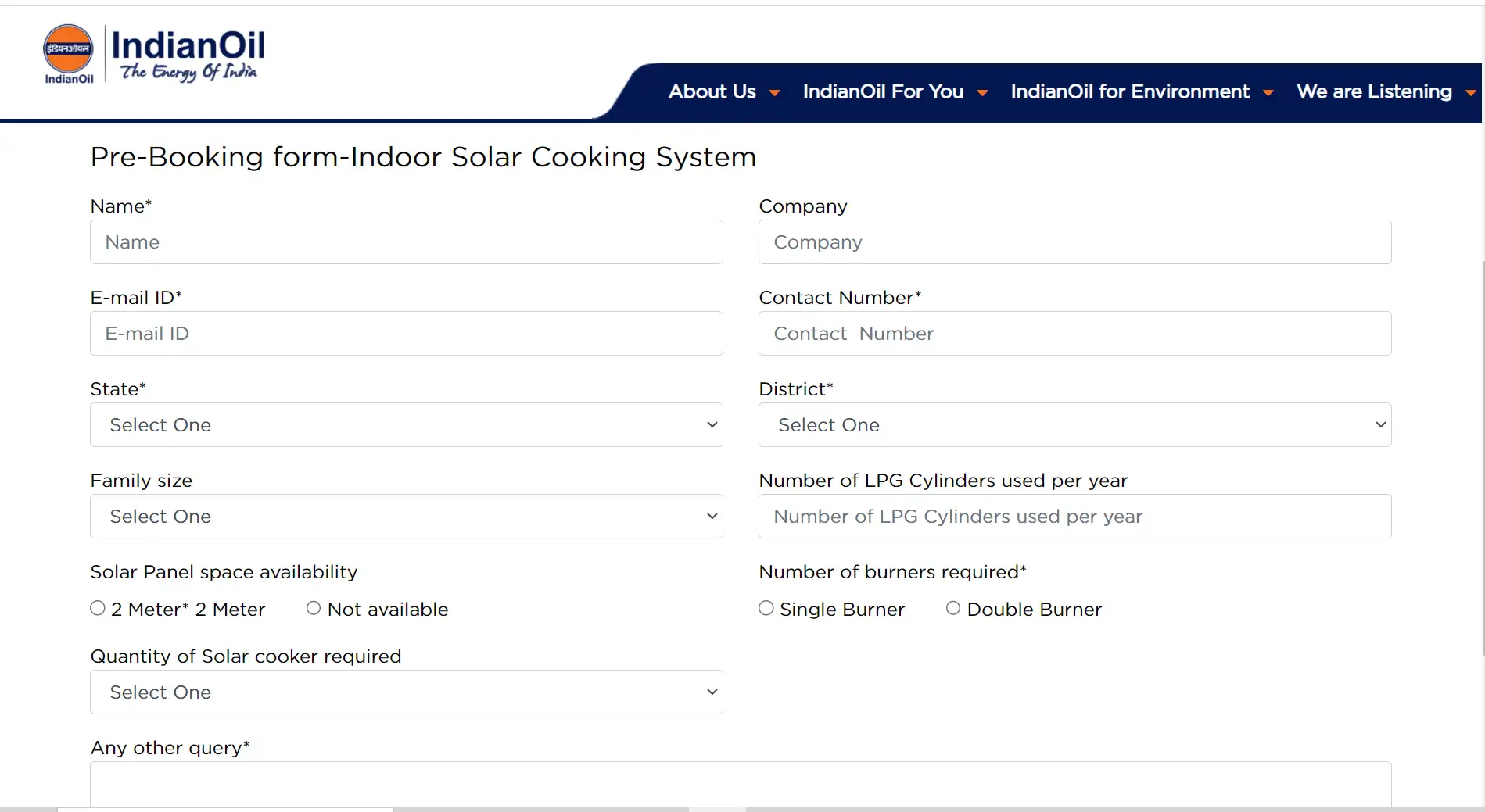 Solar CHulha Yojana