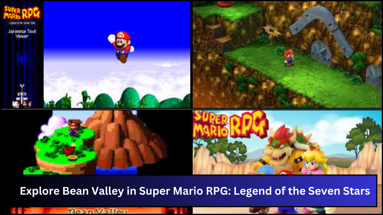 Explore Bean Valley in Super Mario RPG: Legend of the Seven Stars