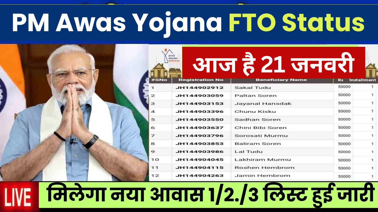 PM Awas Yojana FTO