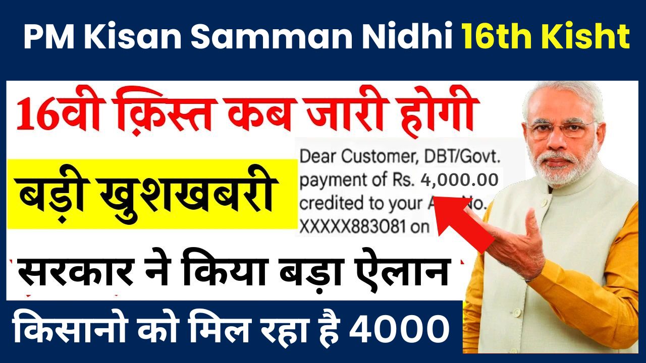 PM Kisan Samman Nidhi 16th Installment