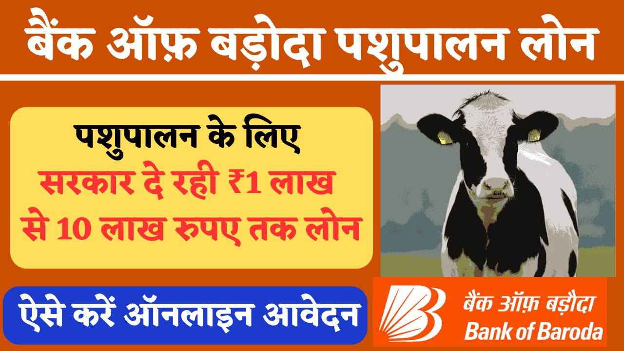 Bank of Baroda Pashupalan loan